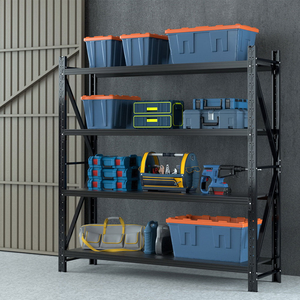 Giantz 2Mx2M Warehouse Shelving Garage Rack-Tools > Tools Storage > Utility Trolleys-PEROZ Accessories