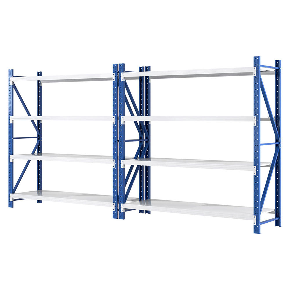 Giantz 4Mx2M Garage Shelving Warehouse Rack Blue-Tools > Tools Storage > Wall Storage Racks-PEROZ Accessories