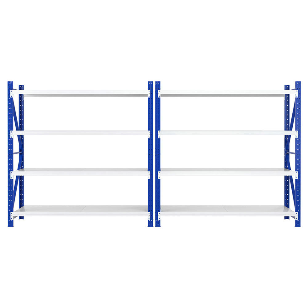 Giantz 4Mx2M Garage Shelving Warehouse Rack Blue-Tools > Tools Storage > Wall Storage Racks-PEROZ Accessories