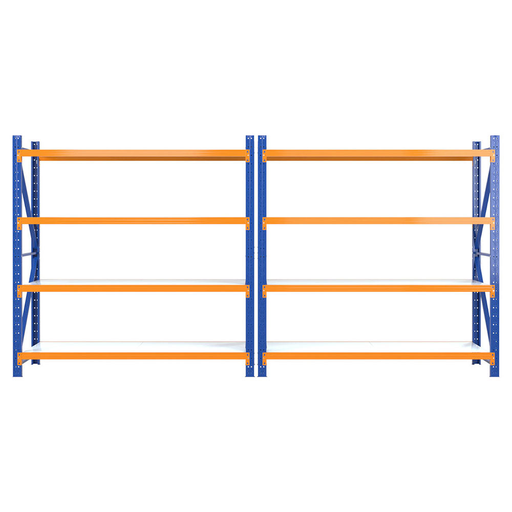 Giantz 4Mx2M Garage Shelving Warehouse Rack Orange-Tools > Tools Storage > Wall Storage Racks-PEROZ Accessories