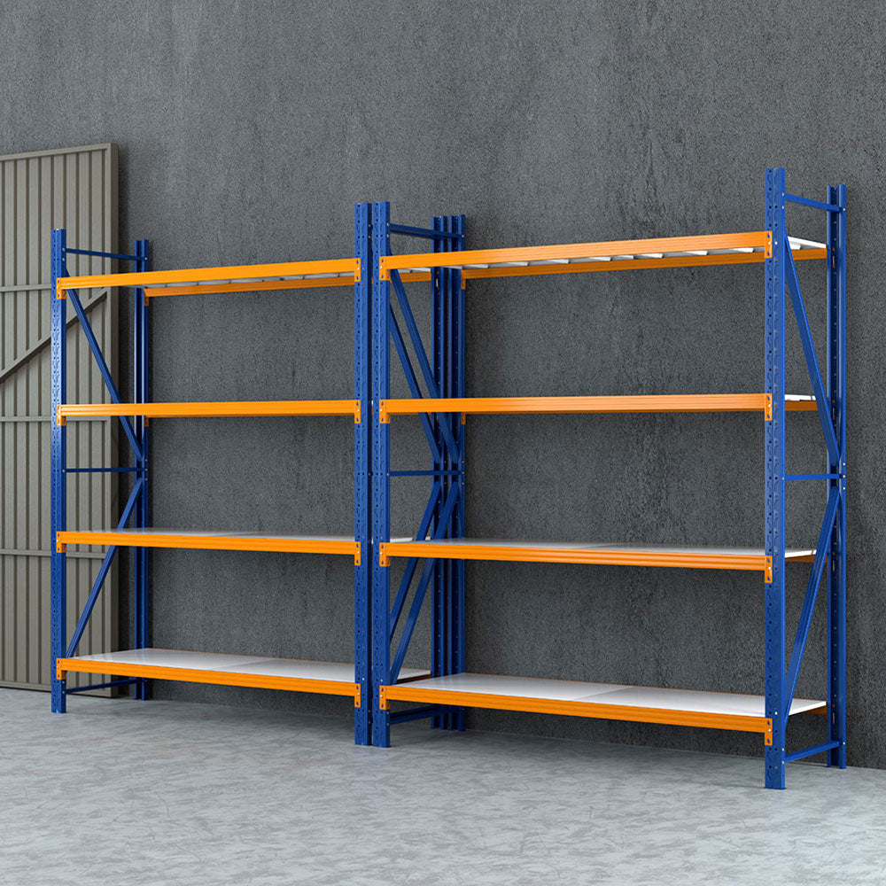 Giantz 4Mx2.4M Garage Shelving Warehouse Rack-Tools > Tools Storage > Wall Storage Racks-PEROZ Accessories