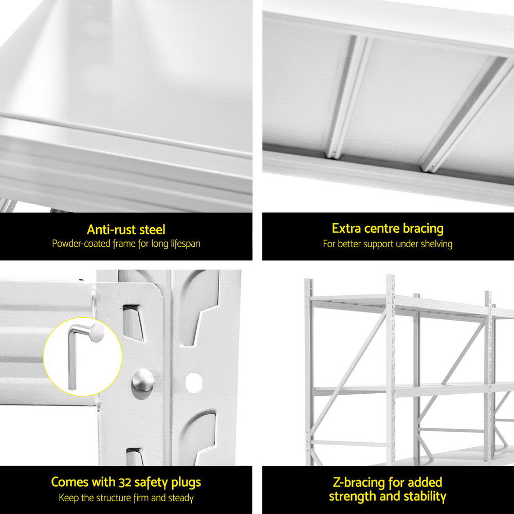 3Mx2M Giantz Garage Shelving Warehouse Rack-Tools > Tools Storage > Wall Storage Racks-PEROZ Accessories