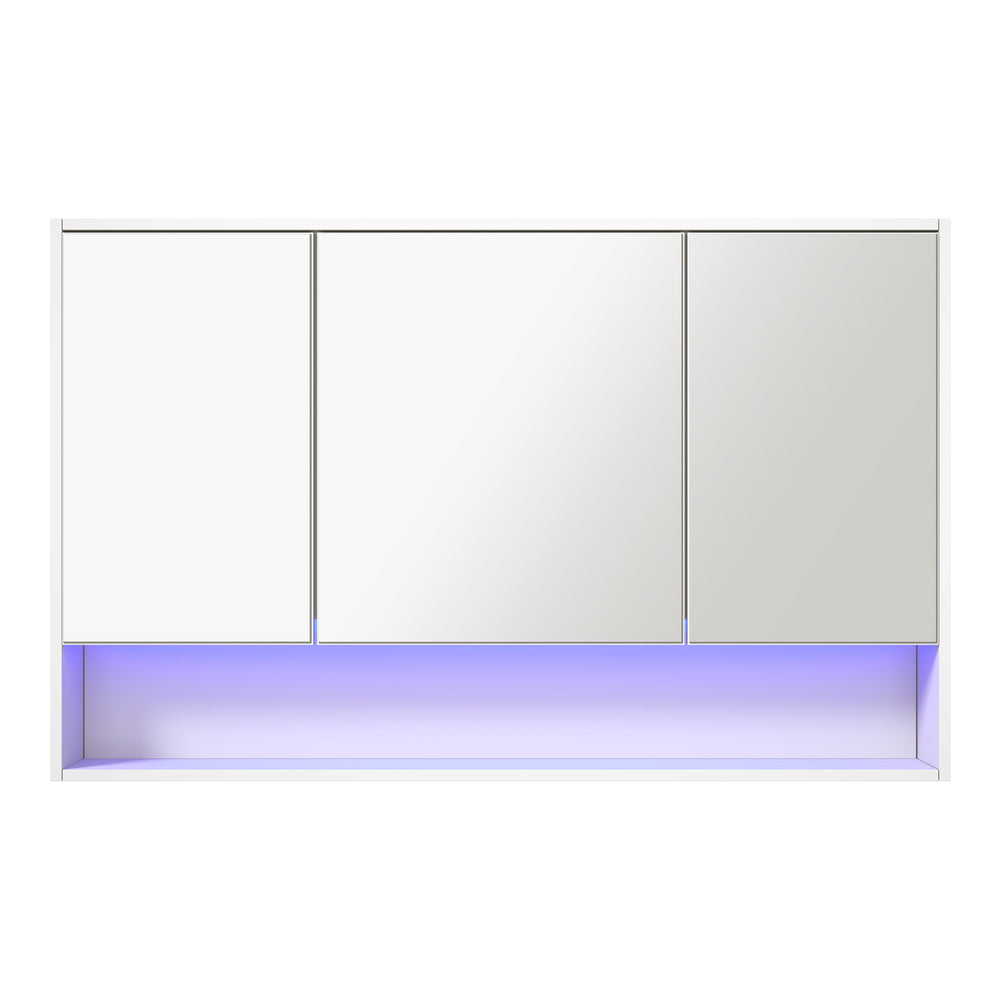 Welba Bathroom Mirror Cabinet LED Wall Storage 1200x750mm-Bathroom Cabinet-PEROZ Accessories