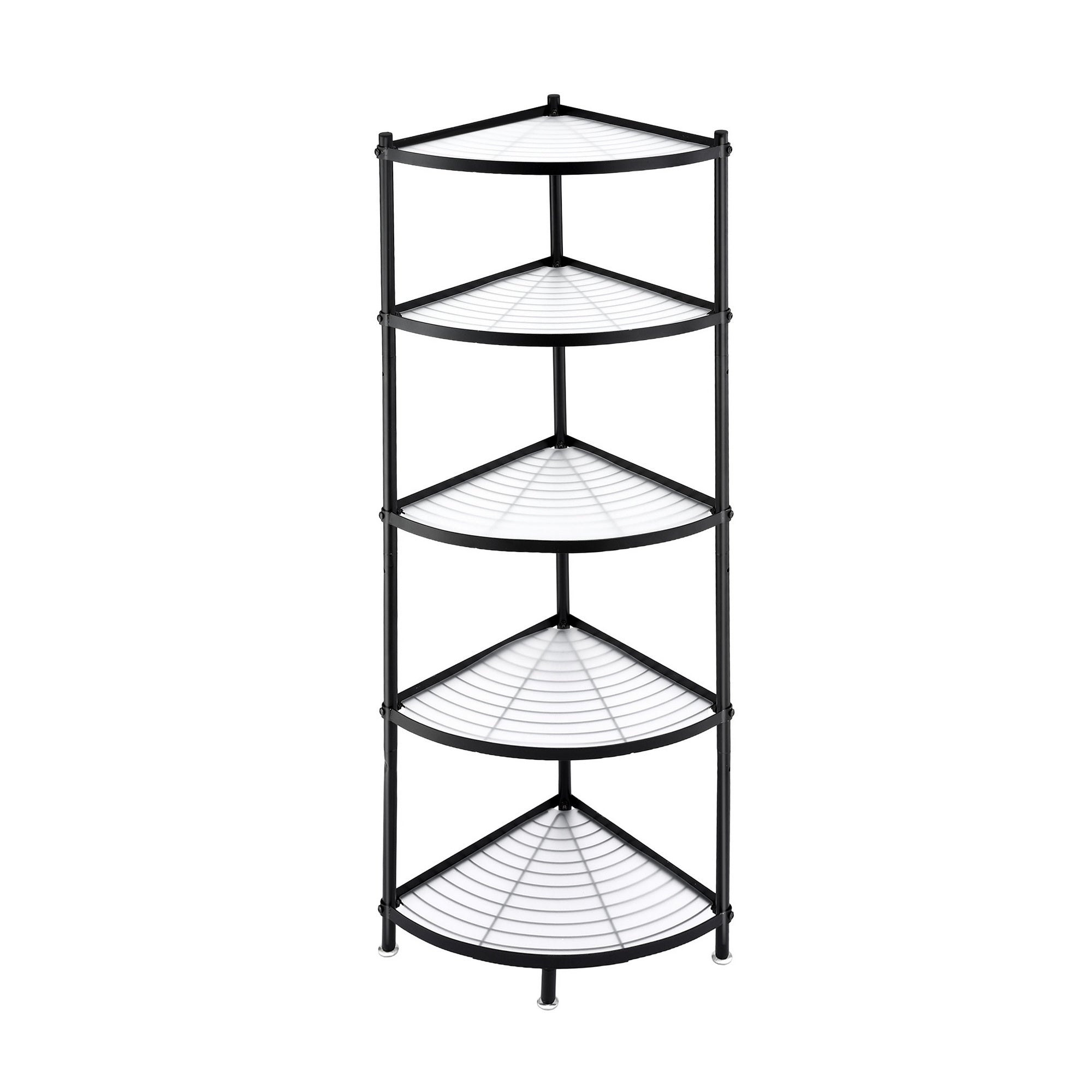 Artiss 5-Tier Kitchen Corner Shelf Rack Stand Microwave Metal Storage Shelves-Appliances > Kitchen Appliances > Kitchen Appliance Accessories-PEROZ Accessories
