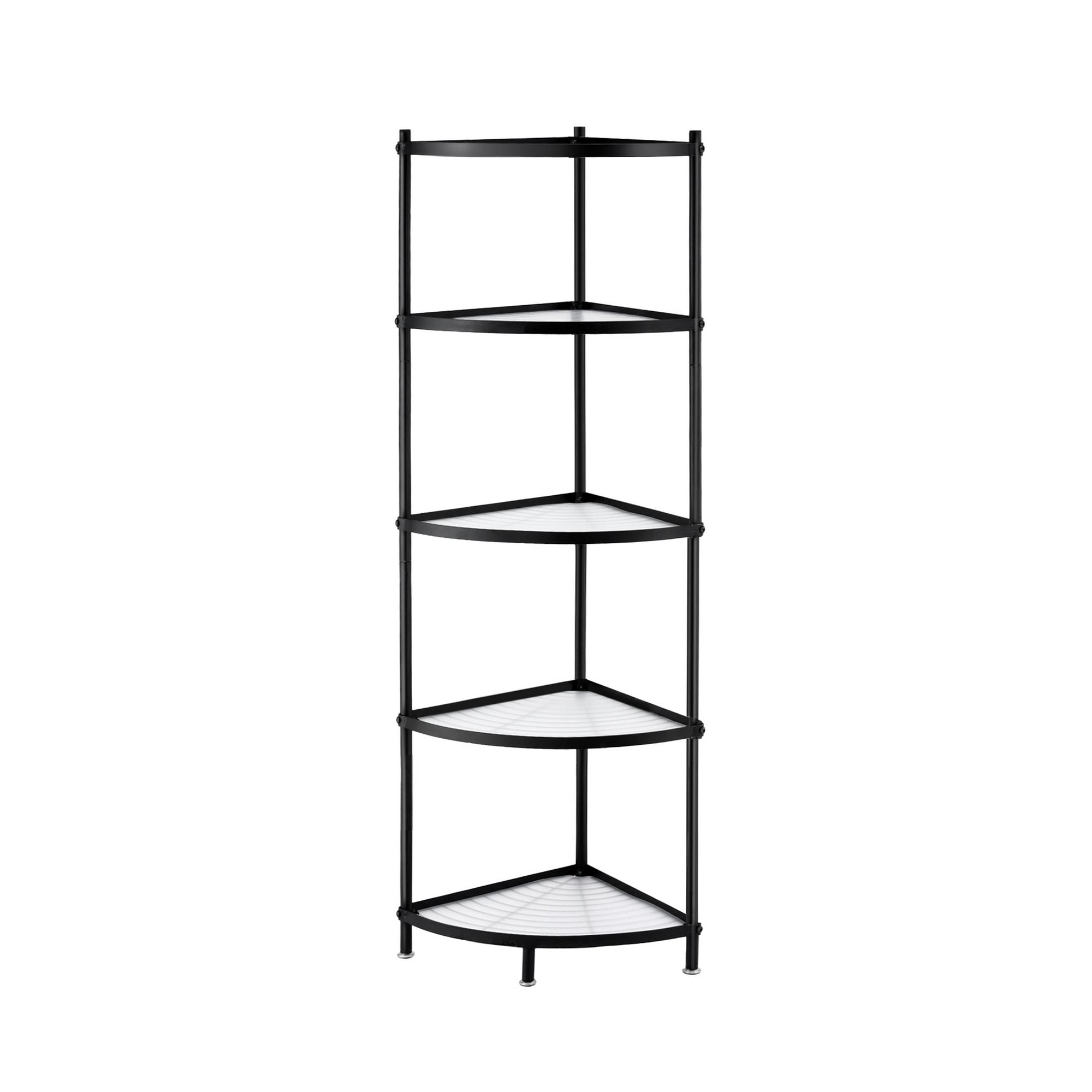 Artiss 5-Tier Kitchen Corner Shelf Rack Stand Microwave Metal Storage Shelves-Appliances > Kitchen Appliances > Kitchen Appliance Accessories-PEROZ Accessories