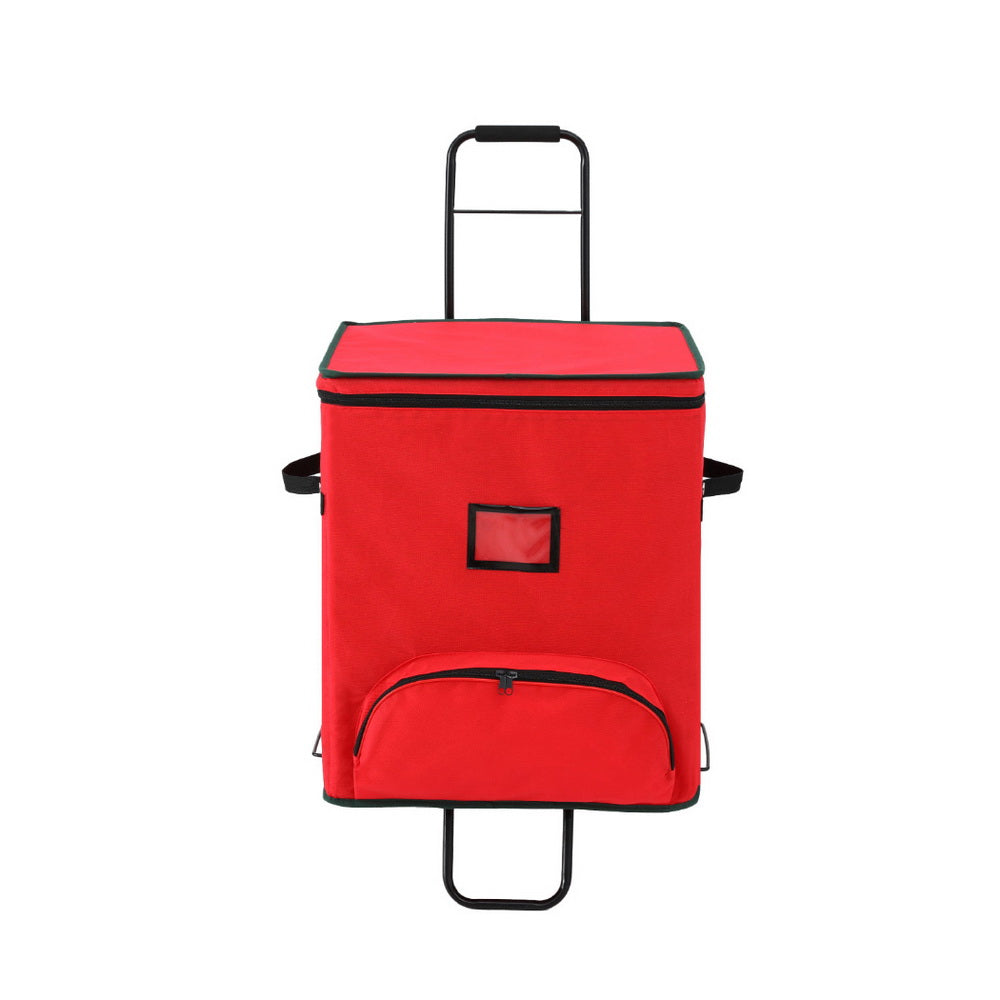 Jingle Jollys Christmas Baubles Storage Cart Roller 125 Dividers-Home & Garden > Storage > Storage Boxes-PEROZ Accessories