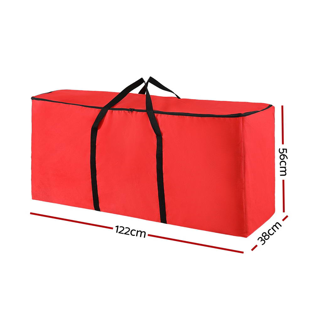 Jingle Jollys Christmas Tree Storage Bag Fits Up to 8ft Tree Xmas Bag Red-Home & Garden > Storage > Clothing & Wardrobe Storage-PEROZ Accessories