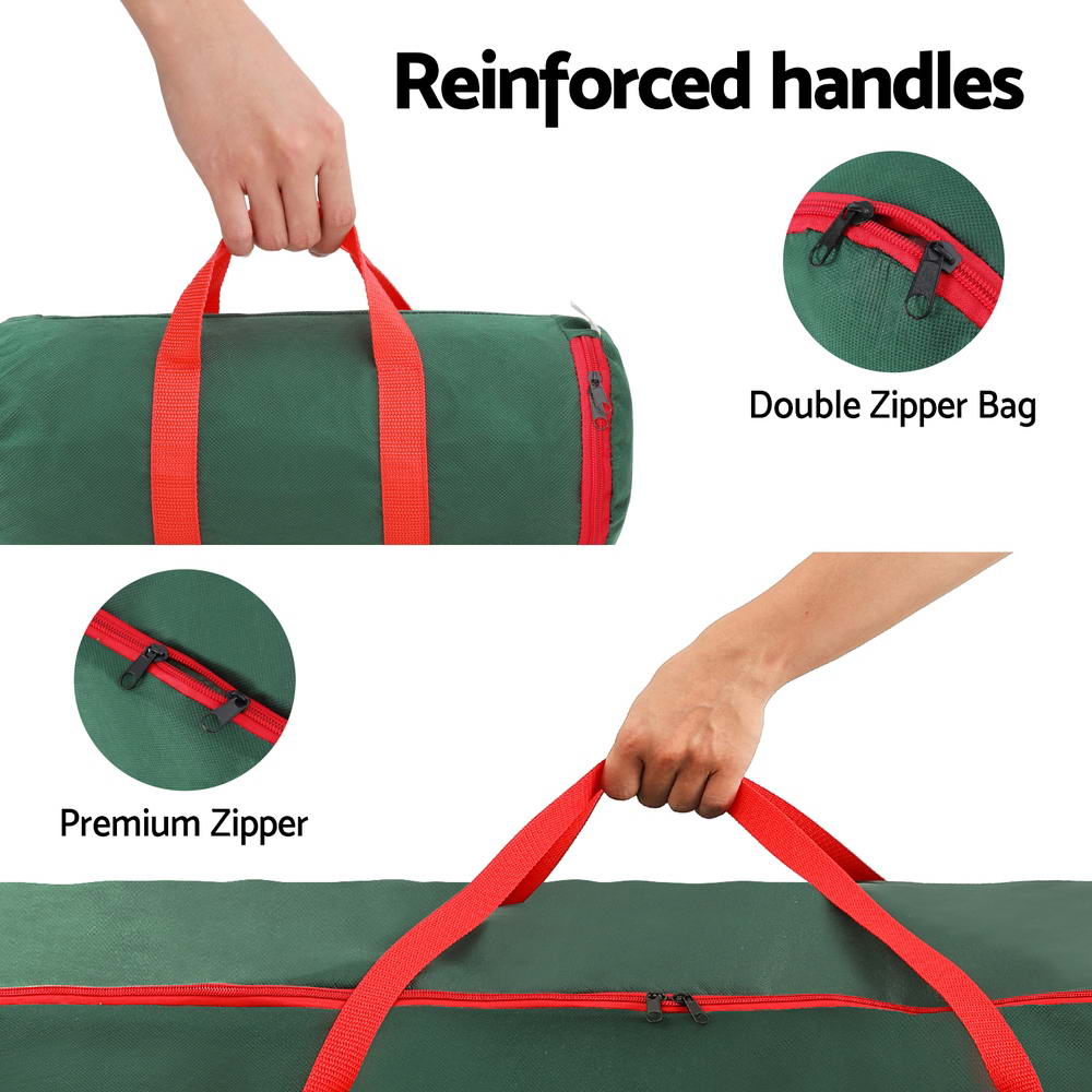 Jingle Jollys Christmas Tree Baubles Storage Bag Set Ornaments Container Box-Home & Garden > Storage > Clothing & Wardrobe Storage-PEROZ Accessories