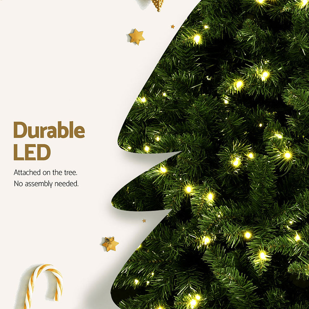 Jingle Jollys Christmas Tree 2.7M LED Xmas Tree Party Decorations 2590 Tips-Occasions > Christmas > Christmas Trees-PEROZ Accessories