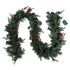 Jingle Jollys 2.4m Christmas Garland with LED Lights Decorations Xmas Party-Occasions > Christmas > Outdoor Decorations & Lights-PEROZ Accessories