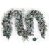 Jingle Jollys 2.7m Christmas Garland with LED Lights Snowy Decoration Xmas Party-Occasions > Christmas > Outdoor Decorations & Lights-PEROZ Accessories