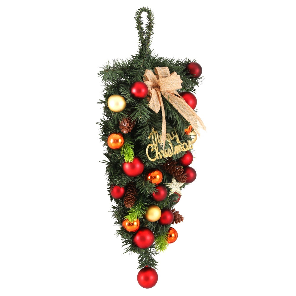 Jingle Jollys Hanging Christmas Garland 50CM Ornaments Party Decorations-Occasions > Christmas > Christmas Wreaths & Garlands-PEROZ Accessories