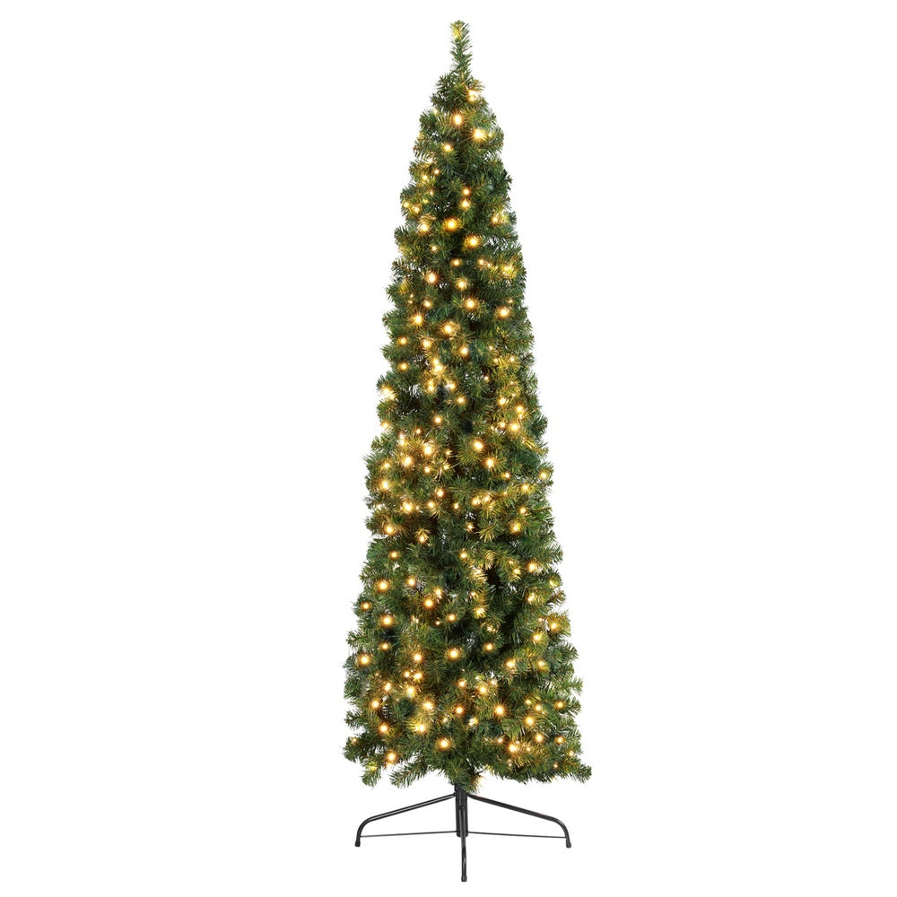 Jingle Jollys Christmas Tree 2.1M Corner Xmas Tree Party Decorations 430 Tips-Occasions > Christmas > Christmas Trees-PEROZ Accessories