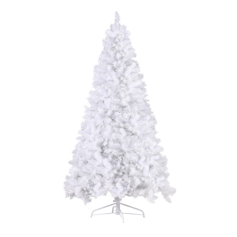 Jingle Jollys Christmas Tree 2.1m 500 LED Xmas Tree Decorations White 1260 Tips-Occasions > Christmas > Christmas Trees-PEROZ Accessories