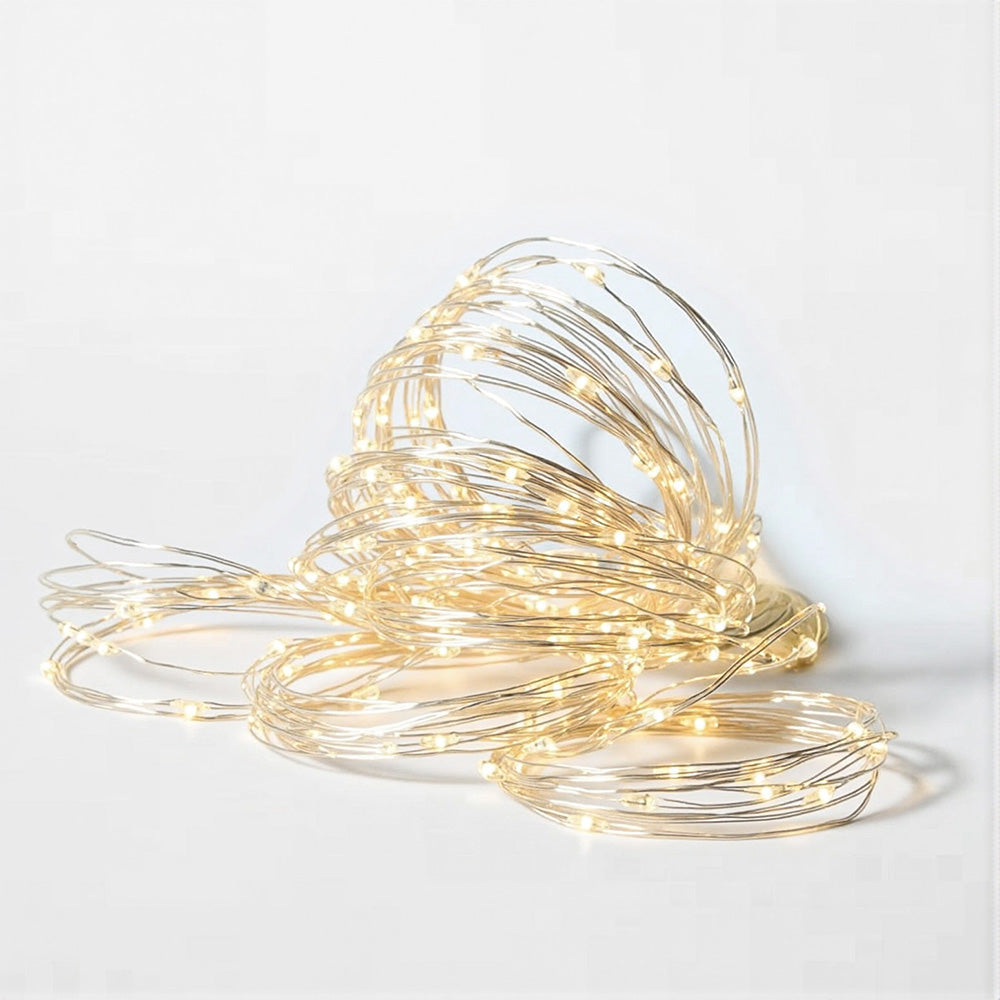 Jingle Jollys 3X3M Christmas Lights Curtain String Light 300 LED Warm White-Occasions > Christmas > Outdoor Decorations & Lights-PEROZ Accessories