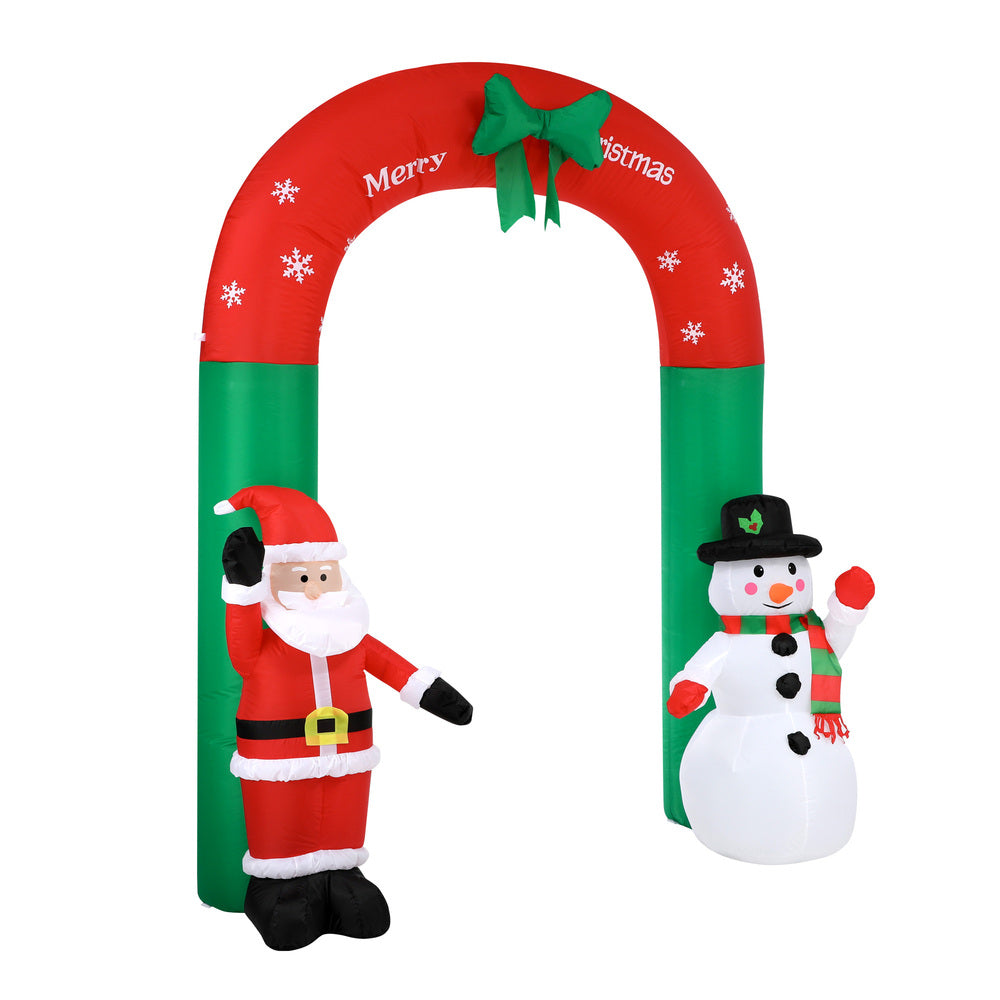 Mazam Christmas Archway Inflatable with LED Lights-Christmas Inflatable-PEROZ Accessories