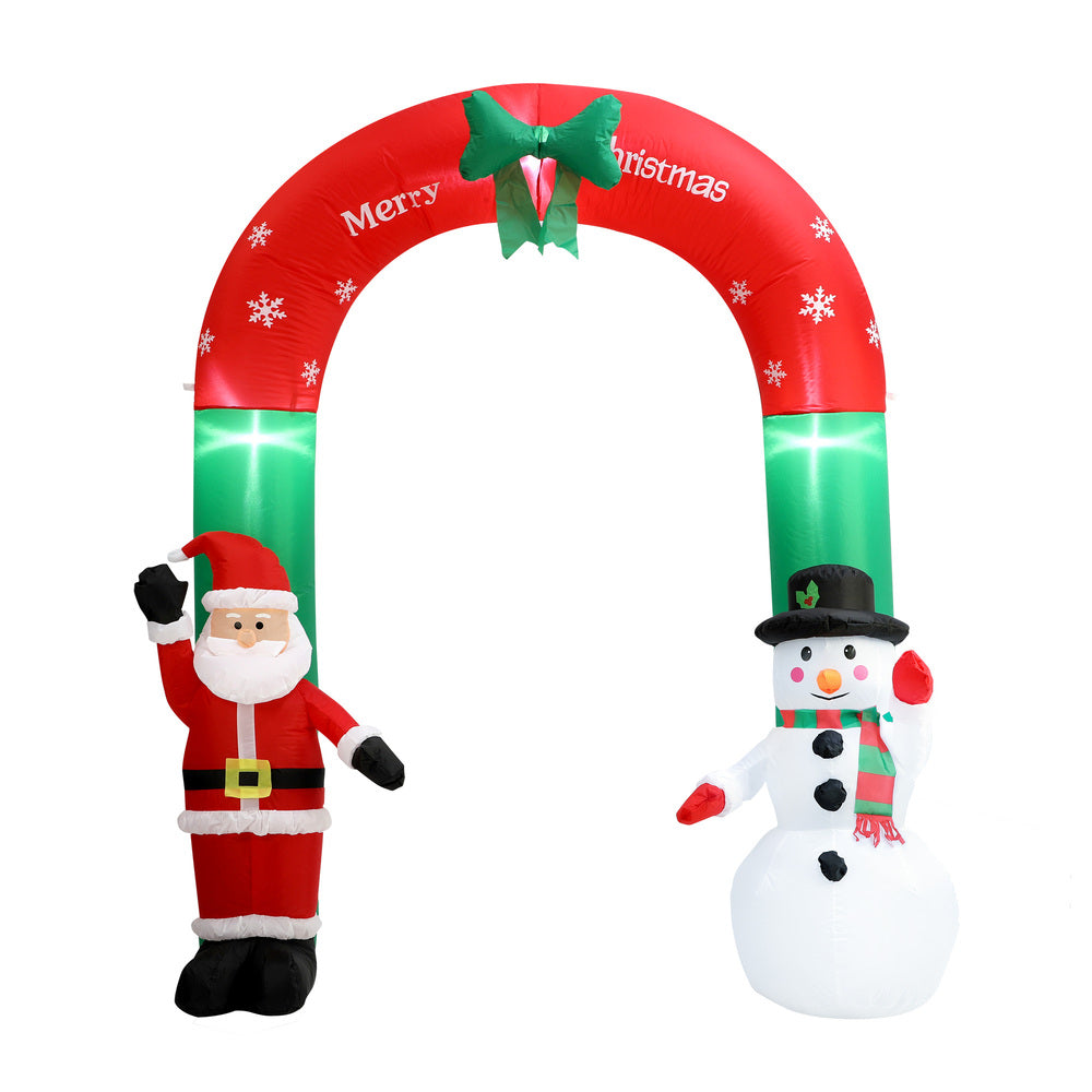 Mazam Christmas Archway Inflatable with LED Lights-Christmas Inflatable-PEROZ Accessories