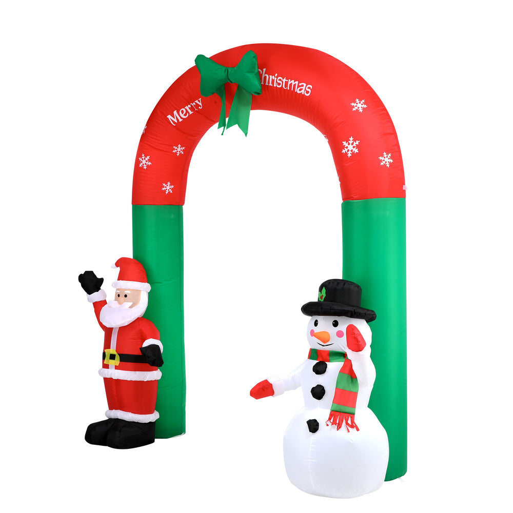 Mazam Christmas Archway Inflatable with LED Lights-Christmas Inflatable-PEROZ Accessories