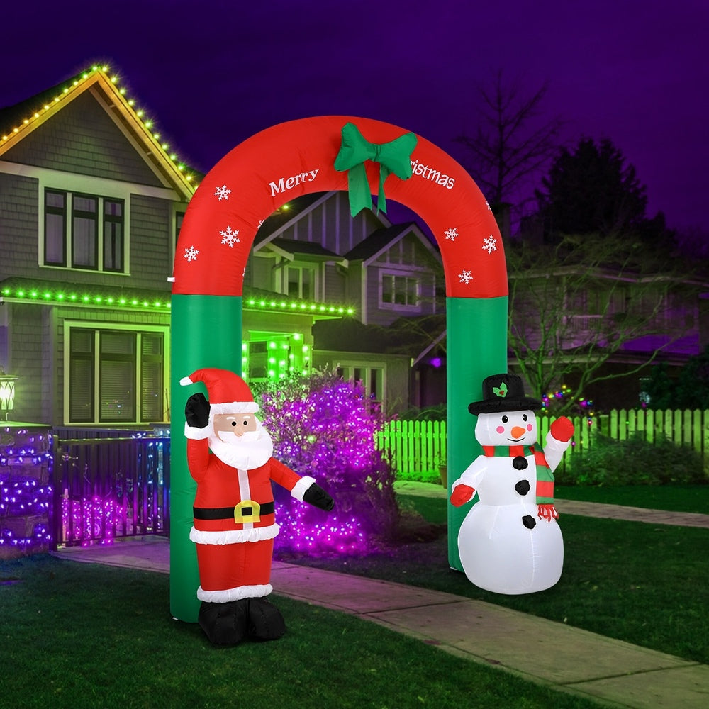 Mazam Christmas Archway Inflatable with LED Lights-Christmas Inflatable-PEROZ Accessories