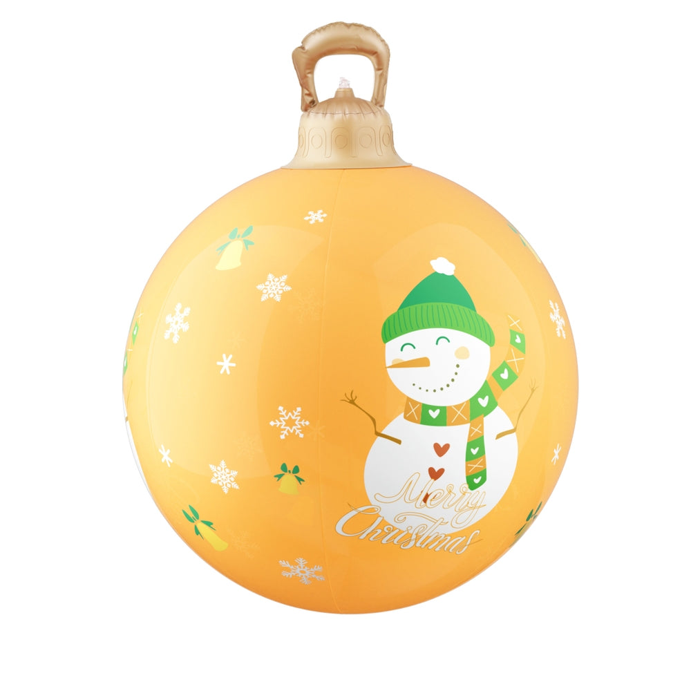 Jingle Jollys Christmas Inflatable Ball 60cm Led Illuminated Snowman Xmas Decor-Occasions > Christmas > Christmas Decorations-PEROZ Accessories