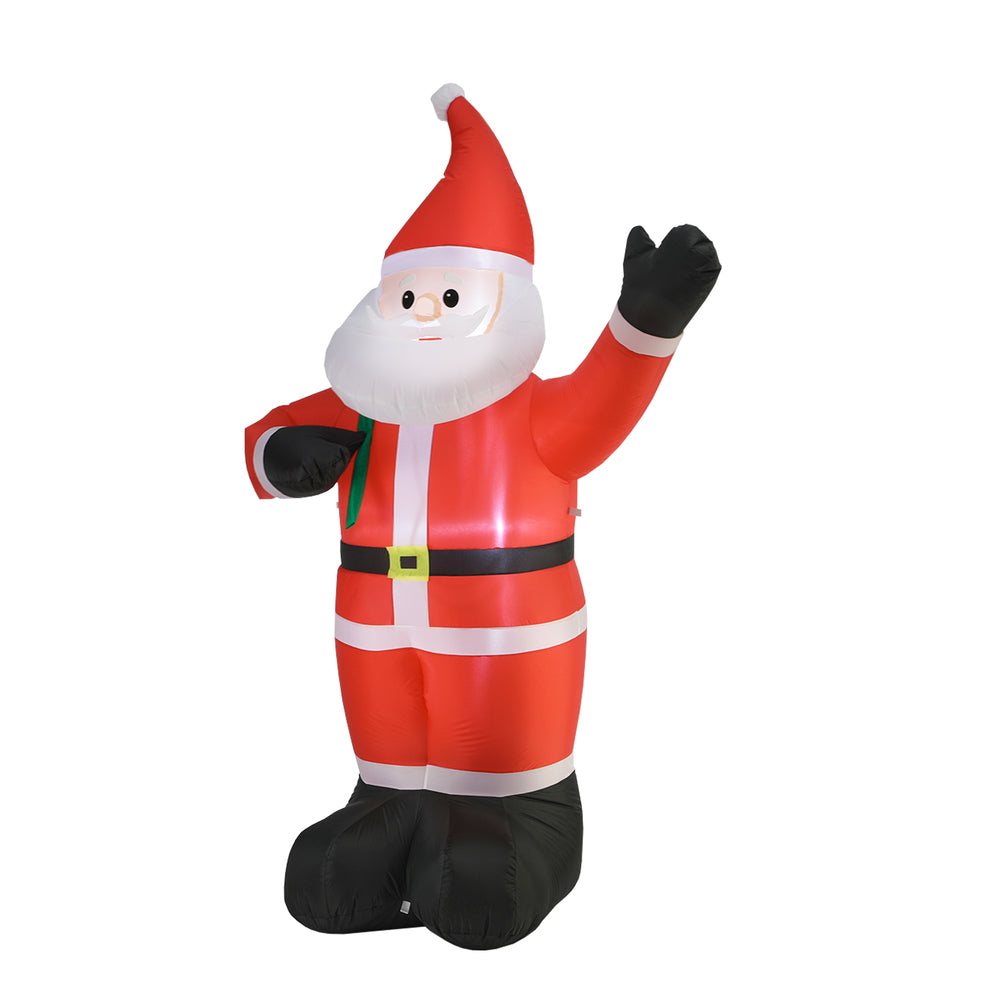 Mazam Christmas Santa Claus Inflatable with LED Lights-Christmas Inflatable-PEROZ Accessories