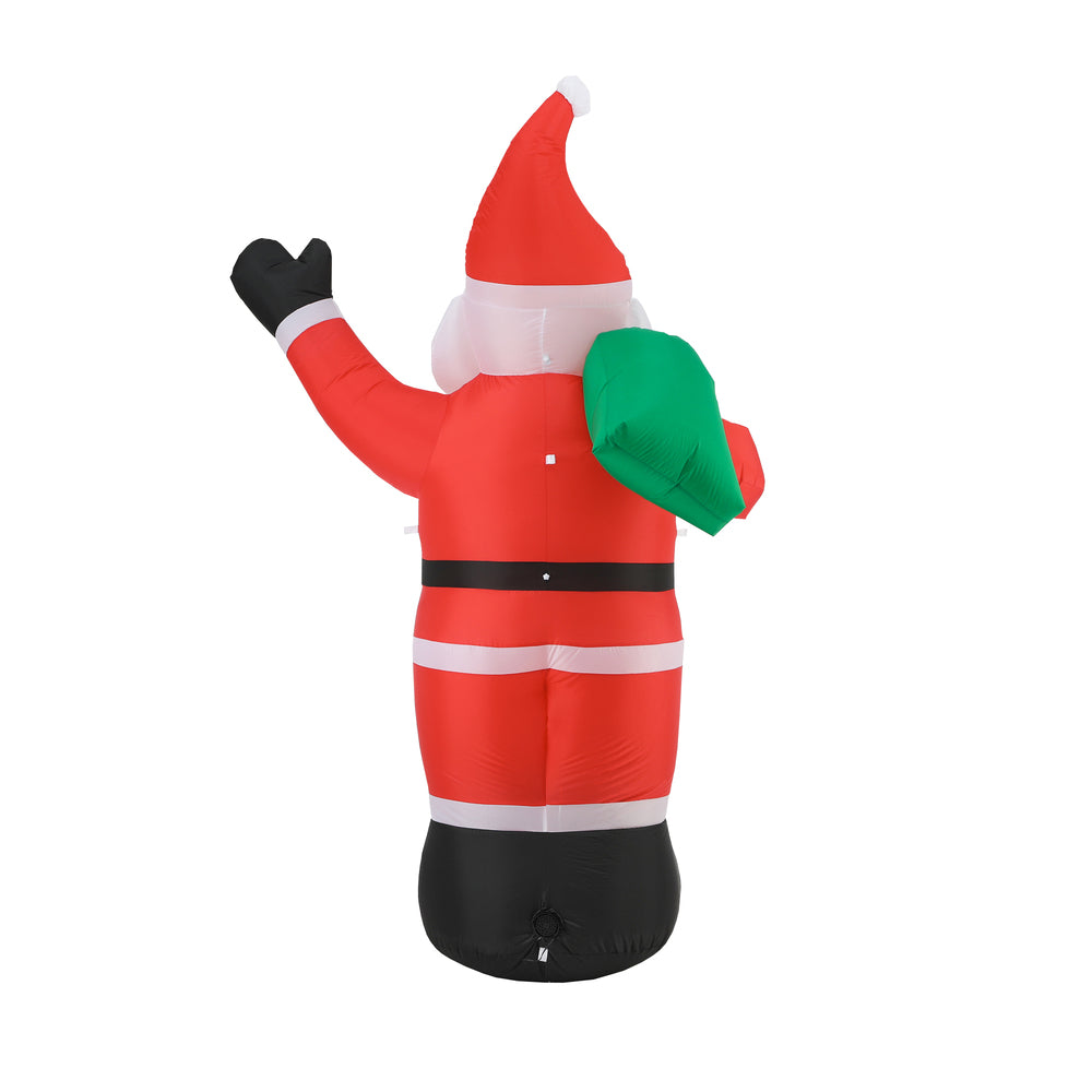 Mazam Christmas Santa Claus Inflatable with LED Lights-Christmas Inflatable-PEROZ Accessories