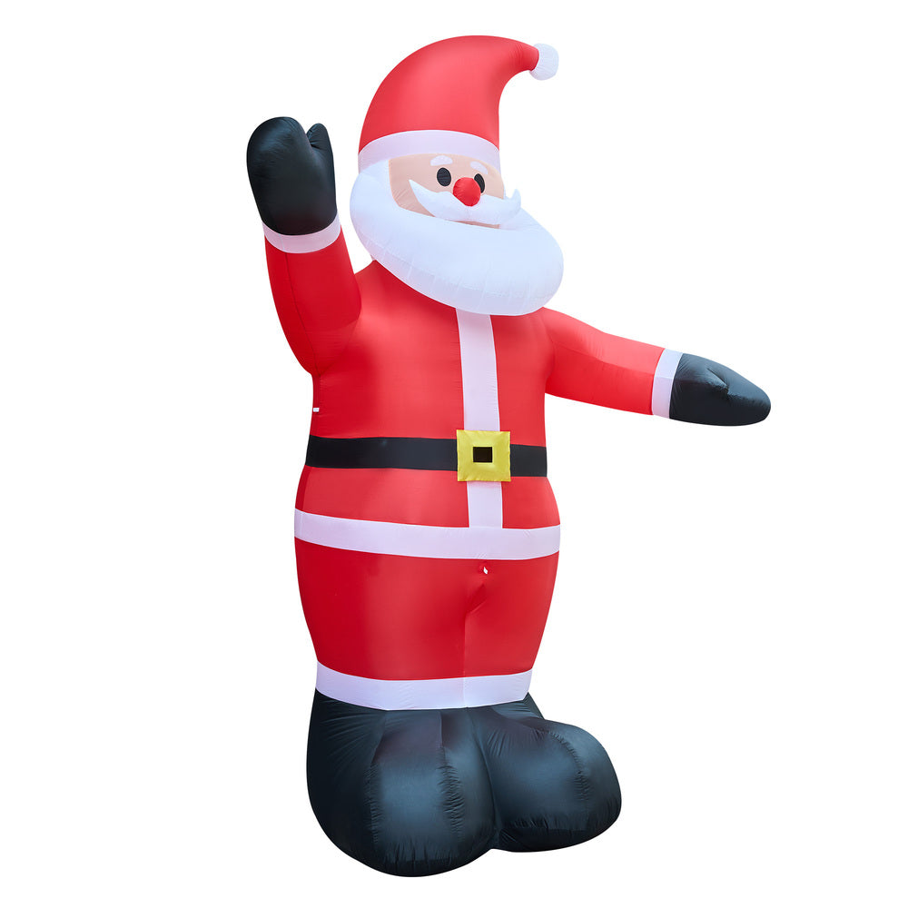 Tinseltown Christmas Inflatable 5M Santa Claus with LED Light-Christmas Inflatable-PEROZ Accessories