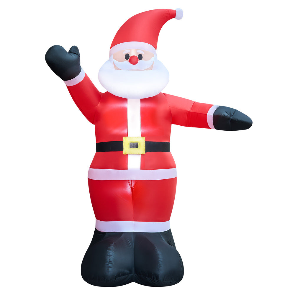 Tinseltown Christmas Inflatable 5M Santa Claus with LED Light-Christmas Inflatable-PEROZ Accessories