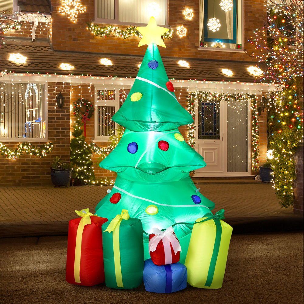 Mazam Christmas Tree Inflatable with LED Lights-Christmas Inflatable-PEROZ Accessories