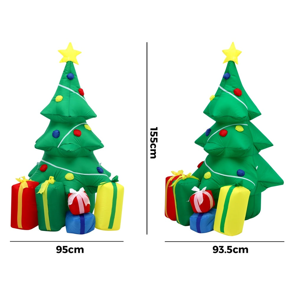 Mazam Christmas Tree Inflatable with LED Lights-Christmas Inflatable-PEROZ Accessories