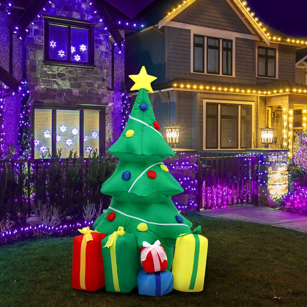 Mazam Christmas Tree Inflatable with LED Lights-Christmas Inflatable-PEROZ Accessories
