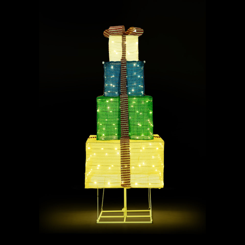 Tinseltown 3D Christmas Light LED 142cm Gift Xmas Boxes 8 Effects-Christmas Light-PEROZ Accessories