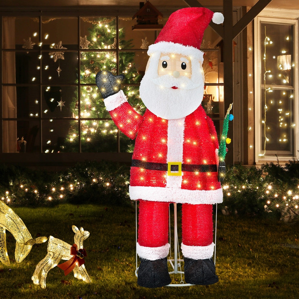 Tinseltown 3D Christmas Snowman Light LED 127cm Xmas Festive Display-Christmas Light-PEROZ Accessories