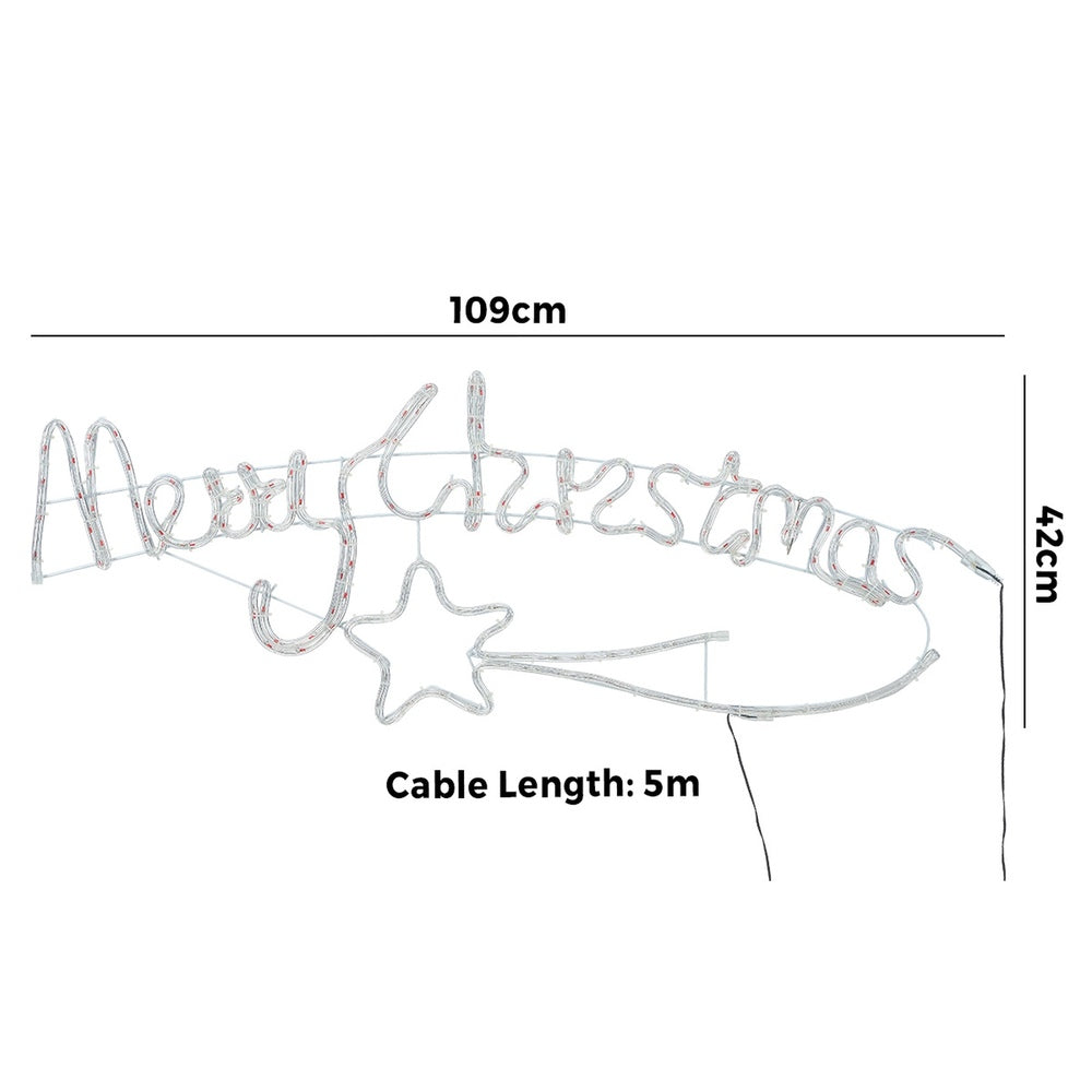 Tinseltown Christmas Light LED Motif Rope Lights 109cm-Christmas Light-PEROZ Accessories