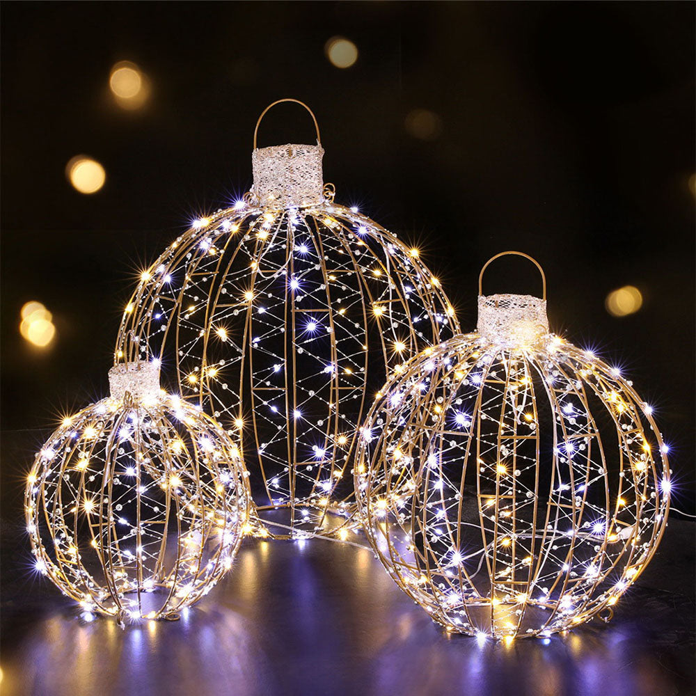 Jingle Jollys Christmas Lights 360 LED Fairy Light 3pcs Ball Decorations Set-Occasions > Christmas > Outdoor Decorations & Lights-PEROZ Accessories
