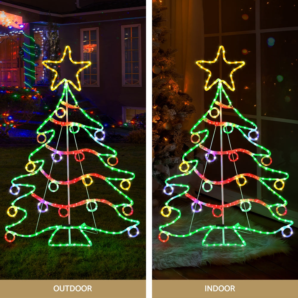 Jingle Jollys Christmas Lights 118cm Motif 288 LED Rope Light Outdoor Decoration-Occasions > Christmas > Outdoor Decorations & Lights-PEROZ Accessories