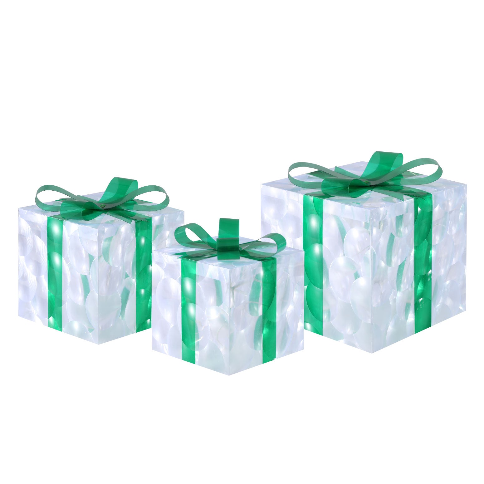 Jingle Jollys Christmas Lights 70 LED Fairy Light Gift Box 3pcs Decorations Set-Occasions > Christmas > Outdoor Decorations & Lights-PEROZ Accessories