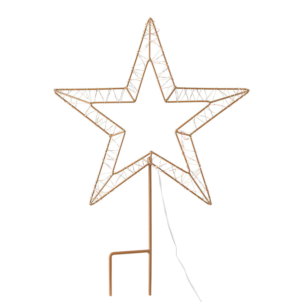 Jingle Jollys Christmas Lights 100 LED Fairy Light Ground Star Garden Decoration-Occasions > Christmas > Outdoor Decorations & Lights-PEROZ Accessories