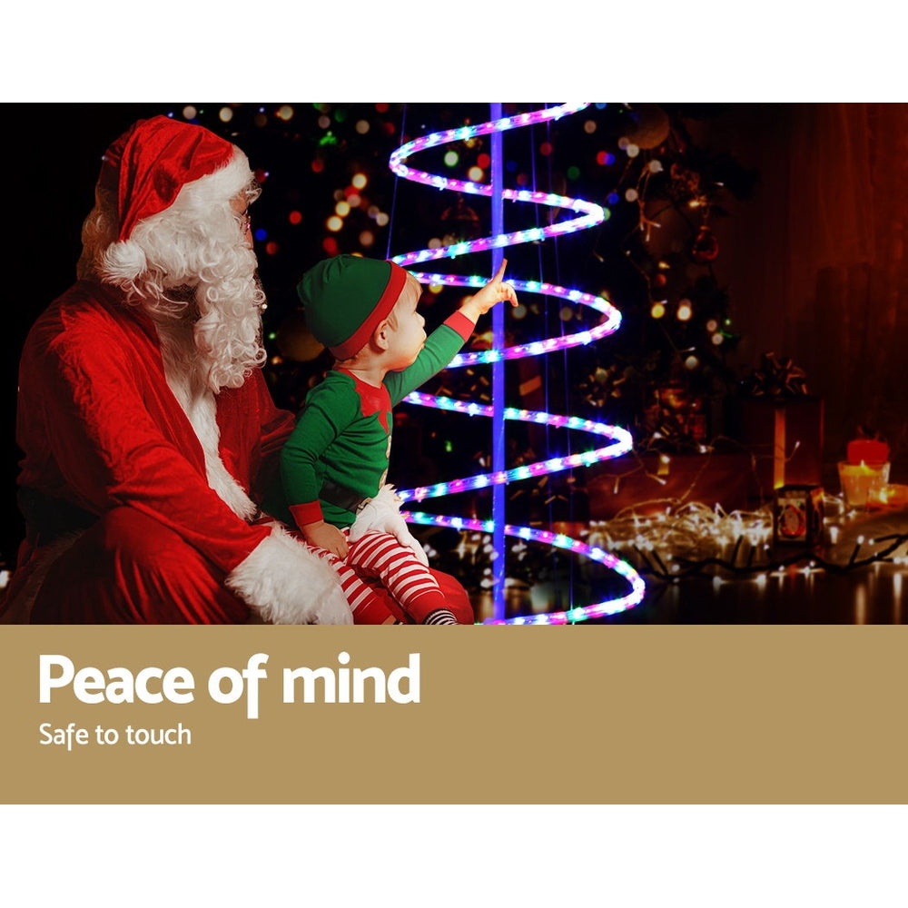 Jingle Jollys Christmas Lights 188cm Tree 288 LED Decorations-Occasions > Christmas > Outdoor Decorations & Lights-PEROZ Accessories