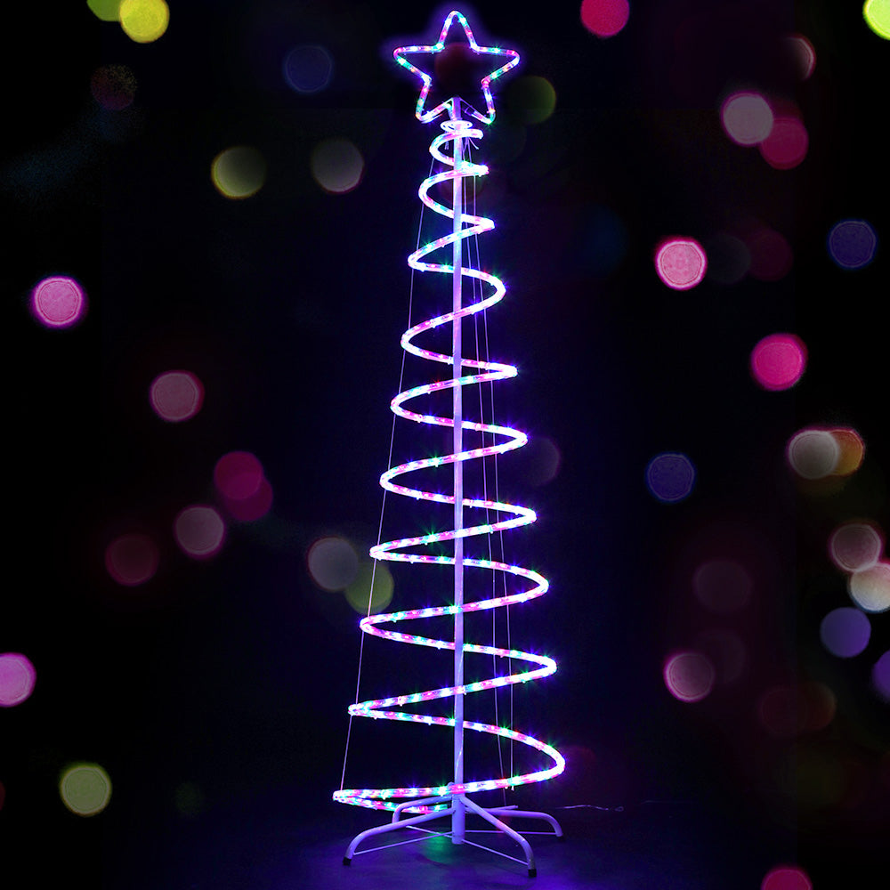 Jingle Jollys Christmas Lights 188cm Tree 288 LED Decorations-Occasions > Christmas > Outdoor Decorations & Lights-PEROZ Accessories