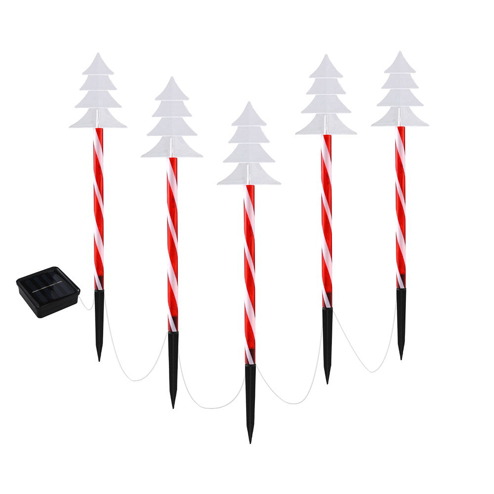 Jingle Jollys 5 PCS Christmas Lights Path Ground Light Garden Decorations 25 LED-Occasions > Christmas > Outdoor Decorations & Lights-PEROZ Accessories