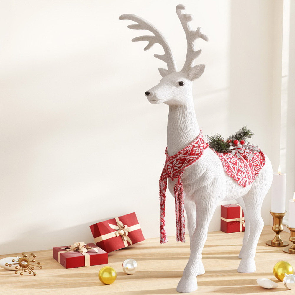 Jingle Jollys Christmas Reindeer 80cm Glitter Deer Ornaments Party Decorations-Occasions > Christmas > Christmas Decorations-PEROZ Accessories