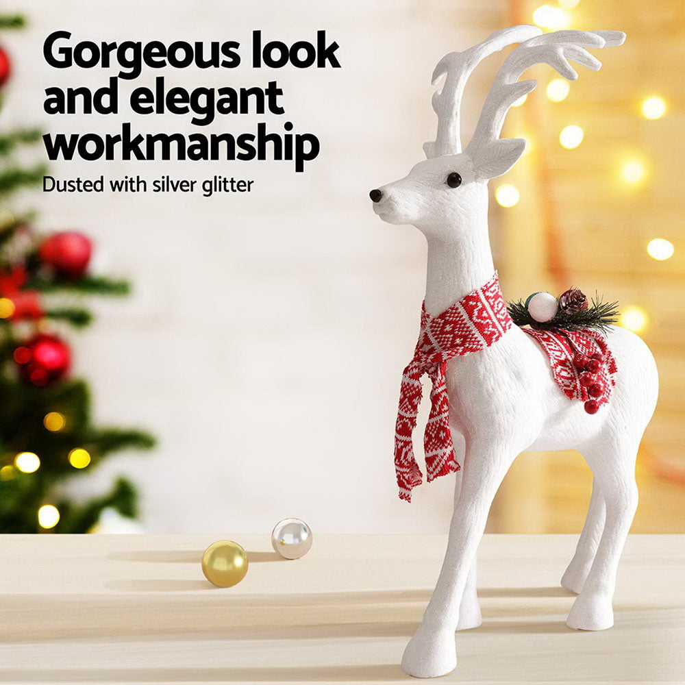 Jingle Jollys Christmas Reindeer 60cm Glitter Deer Ornaments Party Decorations-Occasions > Christmas > Christmas Decorations-PEROZ Accessories