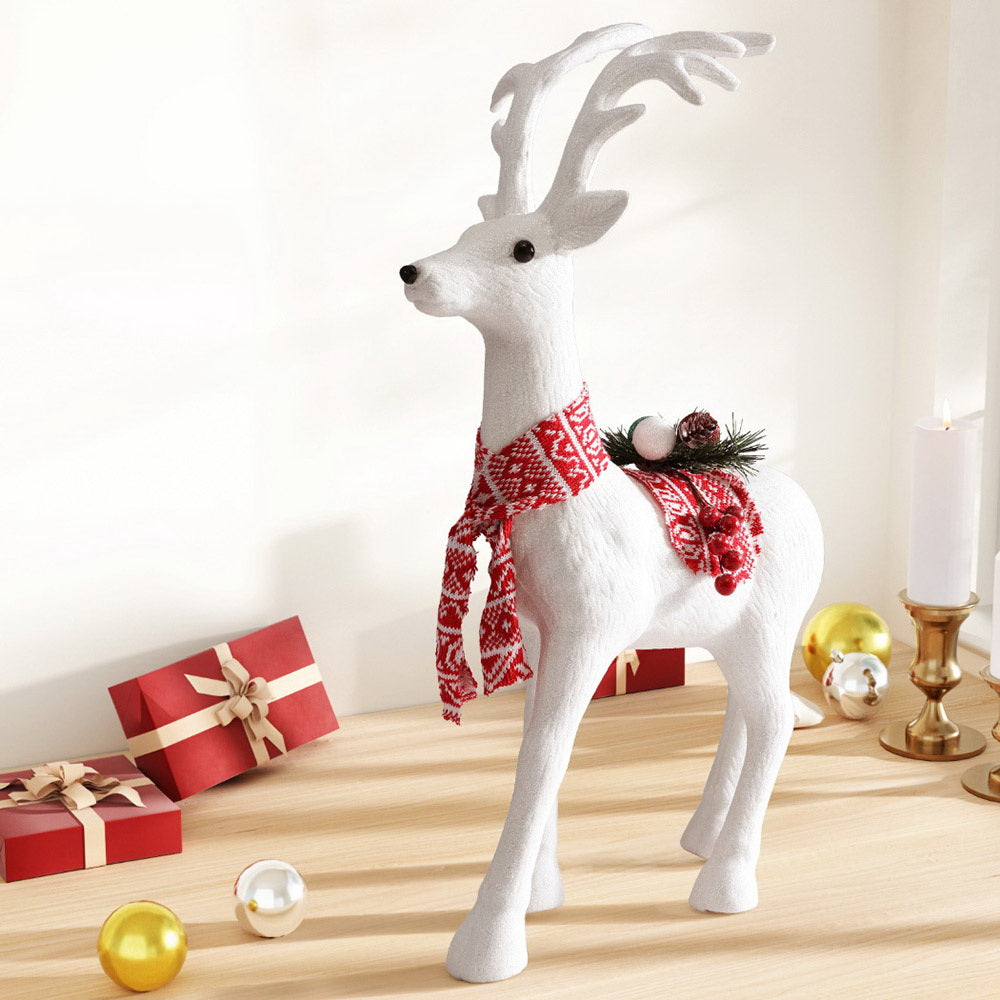 Jingle Jollys Christmas Reindeer 60cm Glitter Deer Ornaments Party Decorations-Occasions > Christmas > Christmas Decorations-PEROZ Accessories