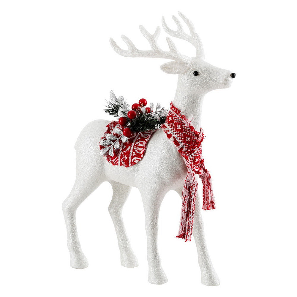 Jingle Jollys Christmas Reindeer 45cm Glitter Deer Ornaments Party Decorations-Occasions > Christmas > Christmas Decorations-PEROZ Accessories