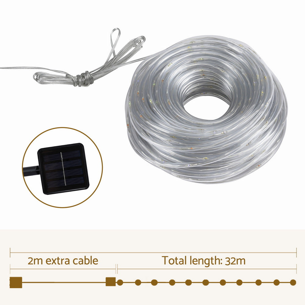 Jingle Jollys 30M Christmas Lights String Rope Light Decoration 300 LED Colorful-Occasions > Christmas > Outdoor Decorations & Lights-PEROZ Accessories