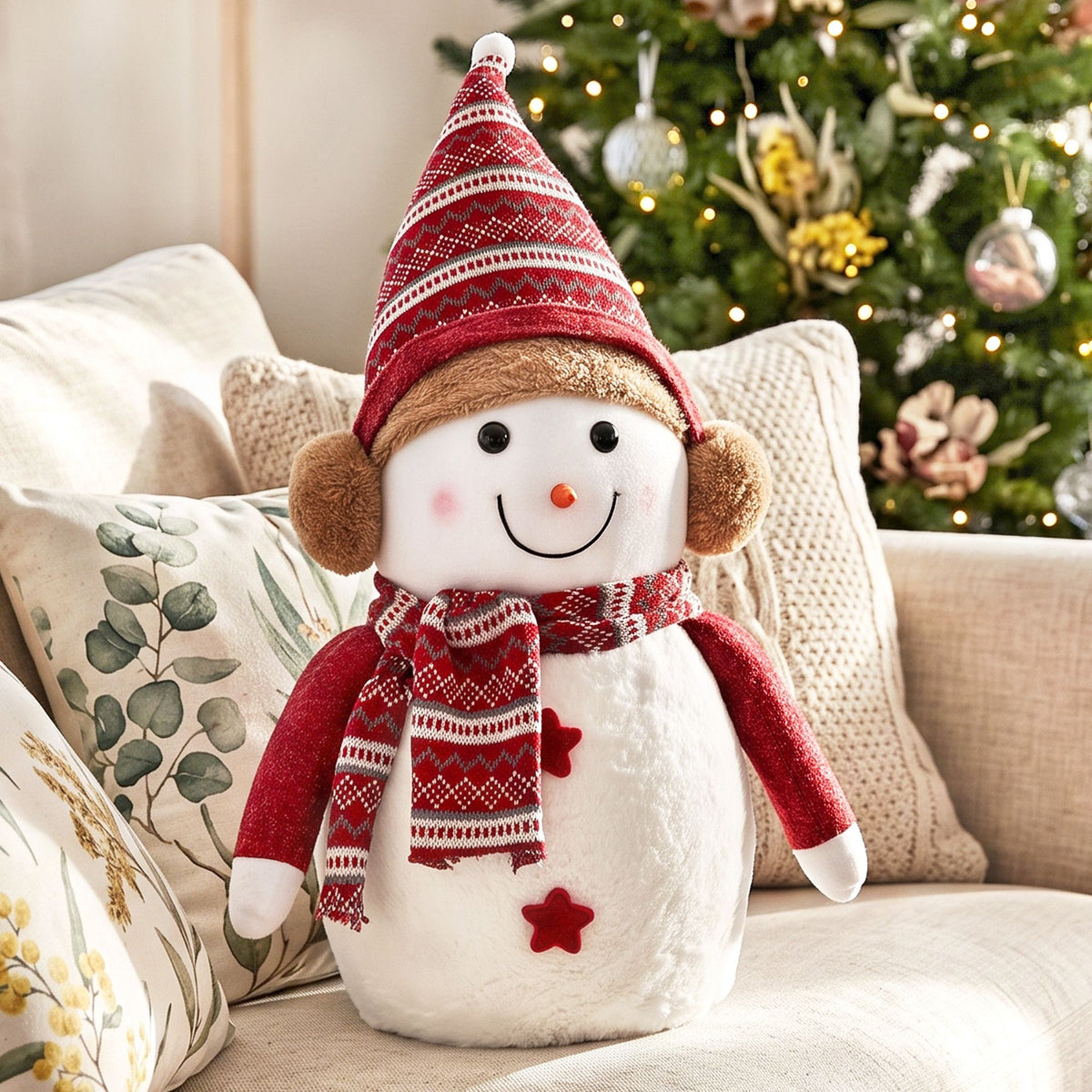 Jingle Jollys Christmas Snowman Handicraft Ornaments Party Decorations 45cm-Occasions > Christmas > Christmas Decorations-PEROZ Accessories