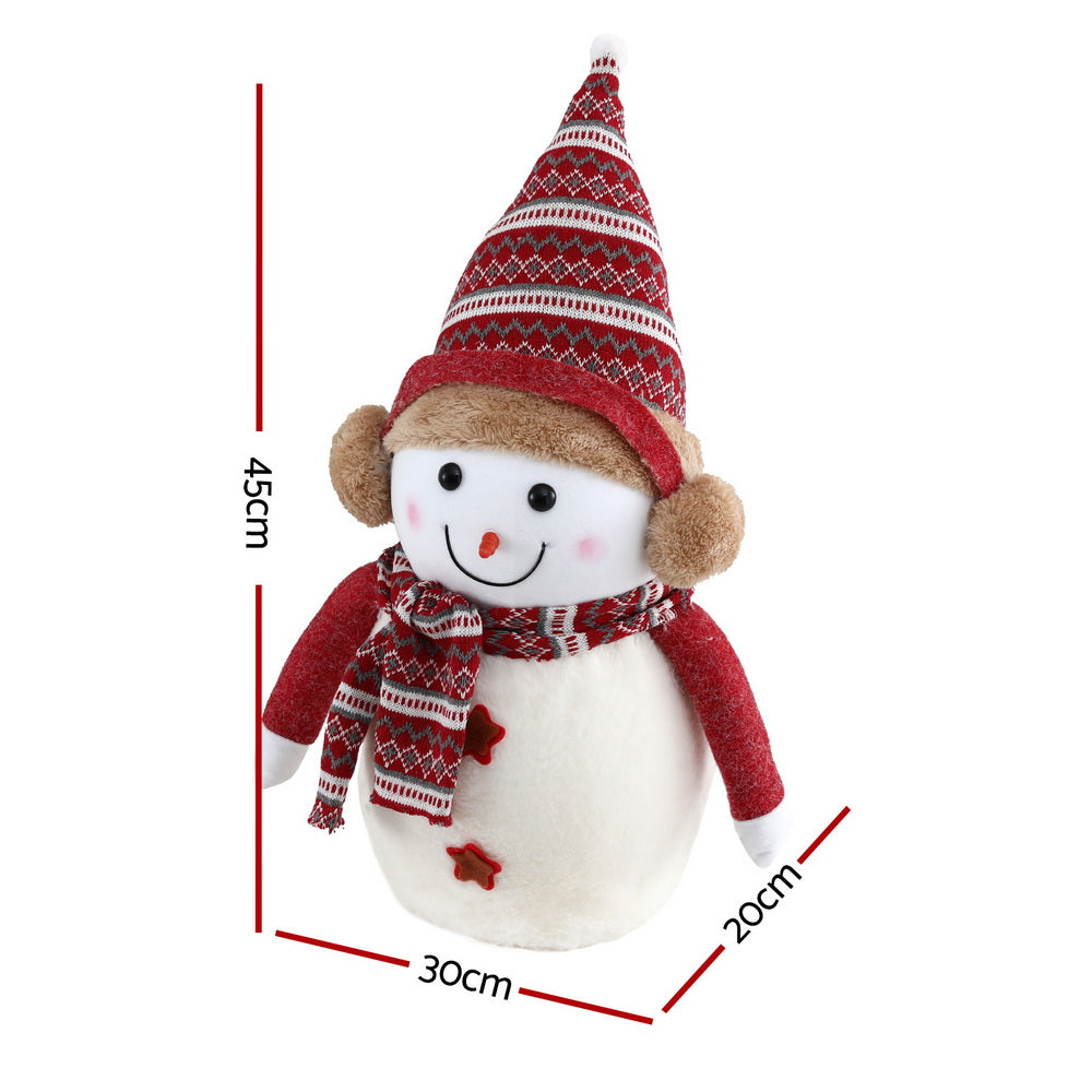 Jingle Jollys Christmas Snowman Handicraft Ornaments Party Decorations 45cm-Occasions > Christmas > Christmas Decorations-PEROZ Accessories