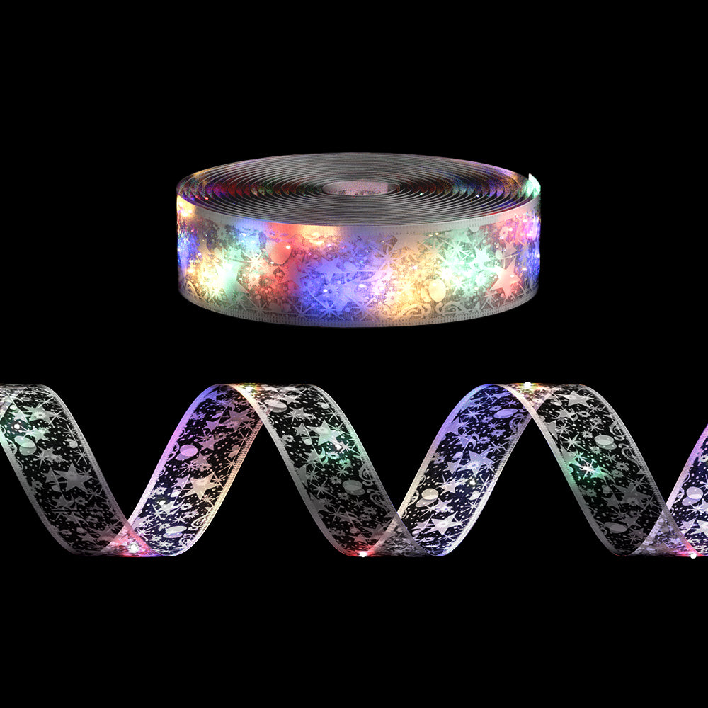 Jingle Jollys 20M Christmas Lights Fairy Ribbon Light 200 LED Xmas Decor Colored-Occasions > Christmas > Outdoor Decorations & Lights-PEROZ Accessories