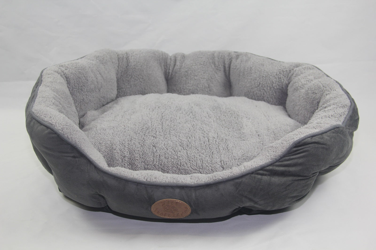 YES4PETS Blue / Grey Washable Fleece Soft Pet Dog Puppy Cat Bed-Large-Pet Care > Dog Supplies > Dog Beds-PEROZ Accessories